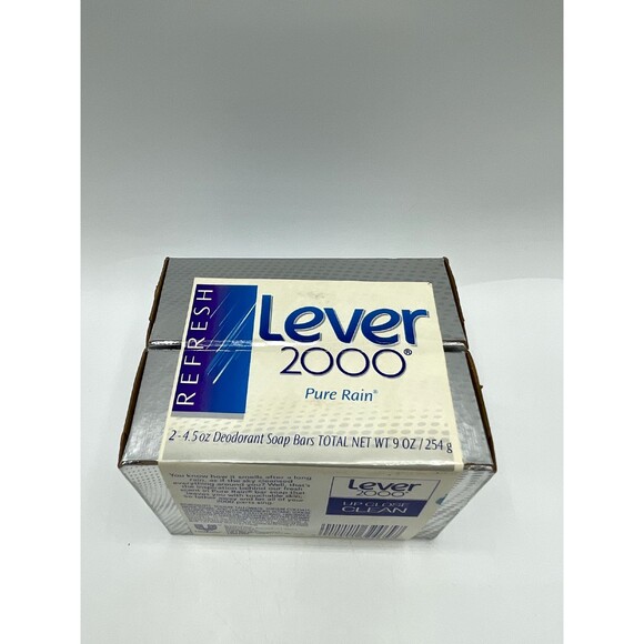4 Lever 2000 Pure Rain Super Rare Vintage Bar Soap 4.5 oz USA Made Bs256 - Picture 14 of 16